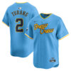 Brice Turang Milwaukee Brewers Powder Blue City Connect Limited Jersey - All Stitched