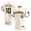 Sal Frelick Milwaukee Brewers Cream Home Limited Jersey - All Stitched