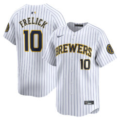 Sal Frelick Milwaukee Brewers White Alternate Limited Jersey - All Stitched
