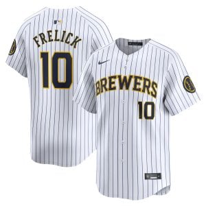 Sal Frelick Milwaukee Brewers White Alternate Limited Jersey - All Stitched