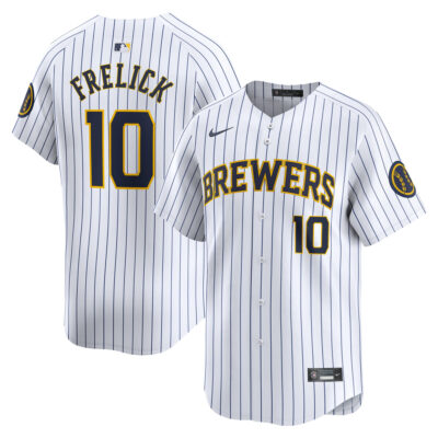 Sal Frelick Milwaukee Brewers White Alternate Limited Jersey - All Stitched