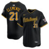Roberto Clemente Pittsburgh Pirates Black Alternate Limited Jersey - All Stitched