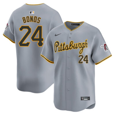 Barry Bonds Pittsburgh Pirates Grey Road Limited Jersey - All Stitched