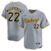Andrew McCutchen Pittsburgh Pirates Grey Road Limited Jersey - All Stitched