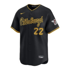Alternative view of Andrew McCutchen Pittsburgh Pirates Black Alternate Limited Jersey - All Stitched