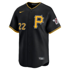 Alternative view of Andrew McCutchen Pittsburgh Pirates Black Alternate Limited Jersey - All Stitched