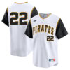 Andrew McCutchen Pittsburgh Pirates White Throwback Jersey - All Stitched