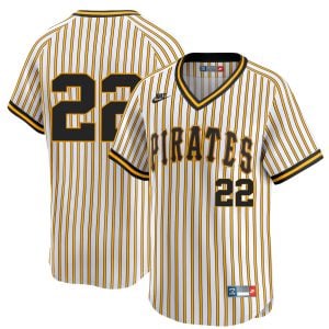 Andrew McCutchen Pittsburgh Pirates Pinstripe 1967-86 Throwback Jersey - All Stitched