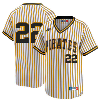 Andrew McCutchen Pittsburgh Pirates Pinstripe 1967-86 Throwback Jersey - All Stitched