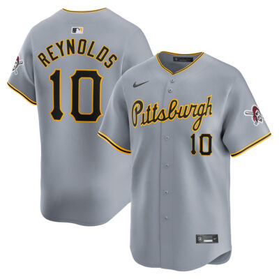 Bryan Reynolds Pittsburgh Pirates Grey Road Limited Jersey - All Stitched