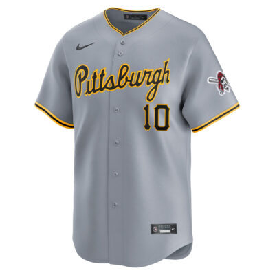 Alternative view of Bryan Reynolds Pittsburgh Pirates Grey Road Limited Jersey - All Stitched