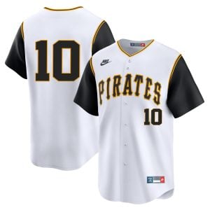 Bryan Reynolds Pittsburgh Pirates White Throwback Jersey - All Stitched