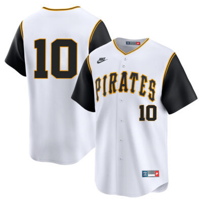Bryan Reynolds Pittsburgh Pirates White Throwback Jersey - All Stitched