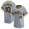 Bryan Reynolds Pittsburgh Pirates Grey Throwback Jersey - All Stitched