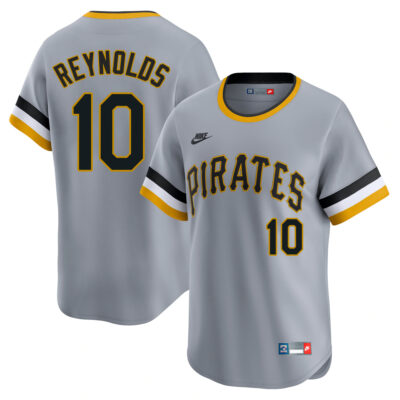 Bryan Reynolds Pittsburgh Pirates Grey Throwback Jersey - All Stitched