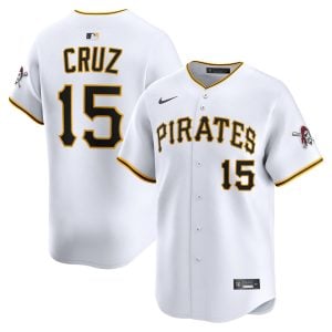 Oneil Cruz Pittsburgh Pirates White Home Limited Jersey - All Stitched