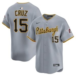 Oneil Cruz Pittsburgh Pirates Grey Road Limited Jersey - All Stitched