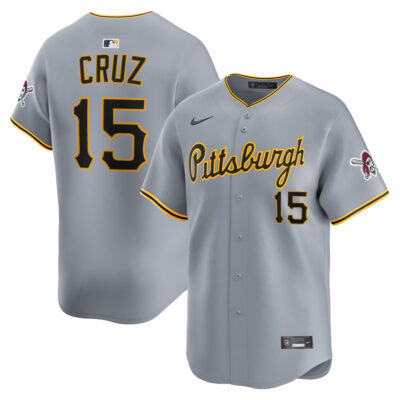 Oneil Cruz Pittsburgh Pirates Grey Road Limited Jersey - All Stitched