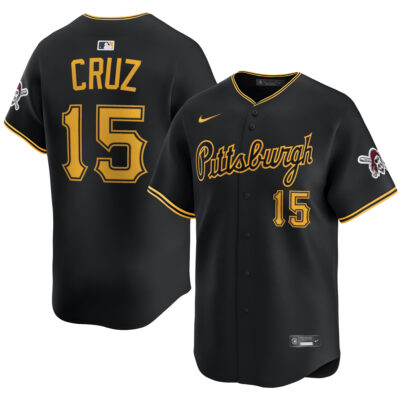 Oneil Cruz Pittsburgh Pirates Black Alternate Limited Jersey - All Stitched