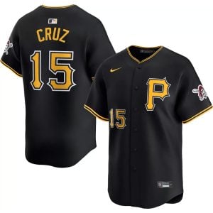Oneil Cruz Pittsburgh Pirates Black Alternate Limited Jersey - All Stitched