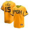 Oneil Cruz Pittsburgh Pirates Gold City Connect Limited Jersey - All Stitched
