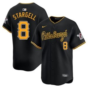 Willie Stargell Pittsburgh Pirates Black Alternate Limited Jersey - All Stitched