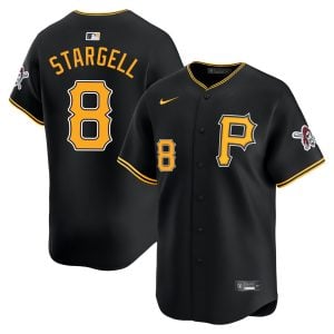 Willie Stargell Pittsburgh Pirates Black Alternate Limited Jersey - All Stitched