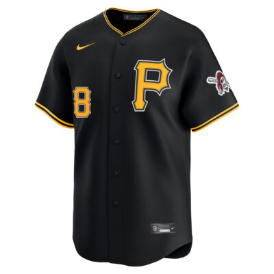 Alternative view of Willie Stargell Pittsburgh Pirates Black Alternate Limited Jersey - All Stitched
