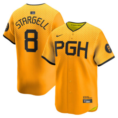 Willie Stargell Pittsburgh Pirates Gold City Connect Limited Jersey - All Stitched