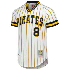 Alternative view of Willie Stargell Pittsburgh Pirates Pinstripe 1979 Throwback Jersey - All Stitched