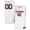 Custom UConn Huskies Women's Basketball White Jersey - All Stitched