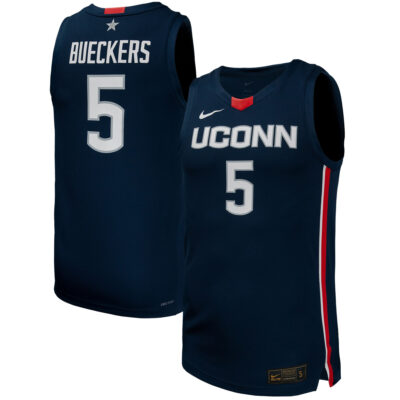 Paige Bueckers UConn Huskies Women's Basketball Navy Jersey - All Stitched
