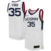 Azzi Fudd UConn Huskies Women's Basketball White Jersey - All Stitched