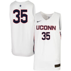 Azzi Fudd UConn Huskies Women's Basketball White Jersey - All Stitched