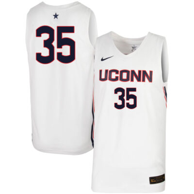 Azzi Fudd UConn Huskies Women's Basketball White Jersey - All Stitched