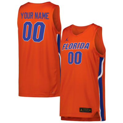 Custom Florida Gators Basketball Orange Jersey - All Stitched
