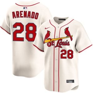 Nolan Arenado St. Louis Cardinals Cream Alternate Limited Jersey - All Stitched