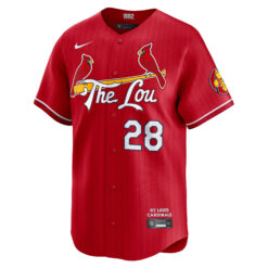 Alternative view of Nolan Arenado St. Louis Cardinals Red City Connect Limited Jersey - All Stitched