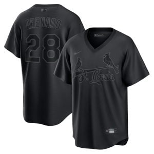 Nolan Arenado St. Louis Cardinals Black Jersey - All Stitched
