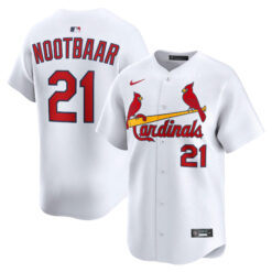 Lars Nootbaar St. Louis Cardinals White Home Limited Jersey - All Stitched