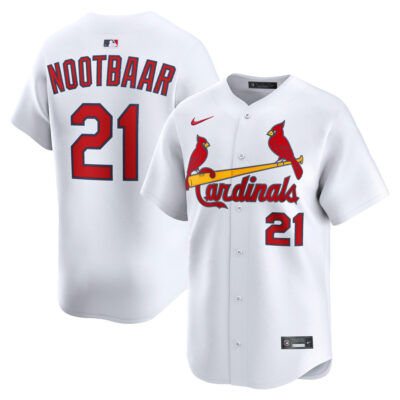 Lars Nootbaar St. Louis Cardinals White Home Limited Jersey - All Stitched