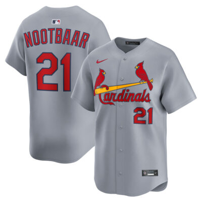 Lars Nootbaar St. Louis Cardinals Grey Road Limited Jersey - All Stitched