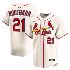Lars Nootbaar St. Louis Cardinals Cream Alternate Limited Jersey - All Stitched