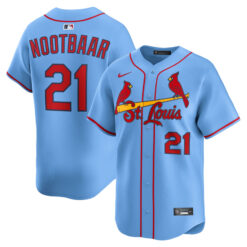 Lars Nootbaar St. Louis Cardinals Light Blue Alternate Limited Jersey - All Stitched