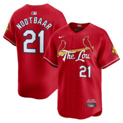 Lars Nootbaar St. Louis Cardinals Red City Connect Limited Jersey - All Stitched