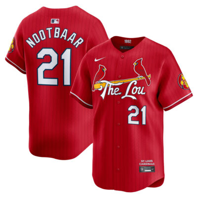Lars Nootbaar St. Louis Cardinals Red City Connect Limited Jersey - All Stitched