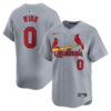 Masyn Winn St. Louis Cardinals Grey Road Limited Jersey - All Stitched