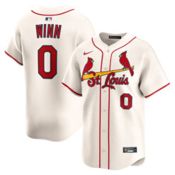 Masyn Winn St. Louis Cardinals Cream Alternate Limited Jersey - All Stitched