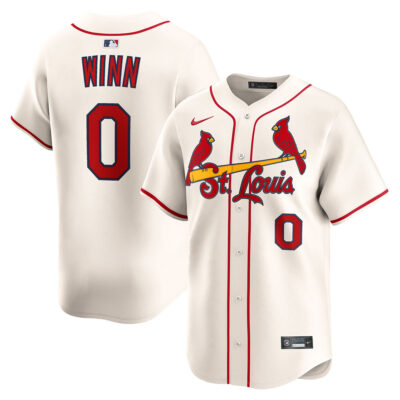 Masyn Winn St. Louis Cardinals Cream Alternate Limited Jersey - All Stitched
