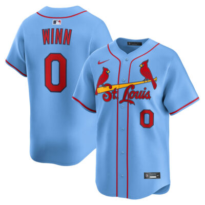 Masyn Winn St. Louis Cardinals Light Blue Alternate Limited Jersey - All Stitched